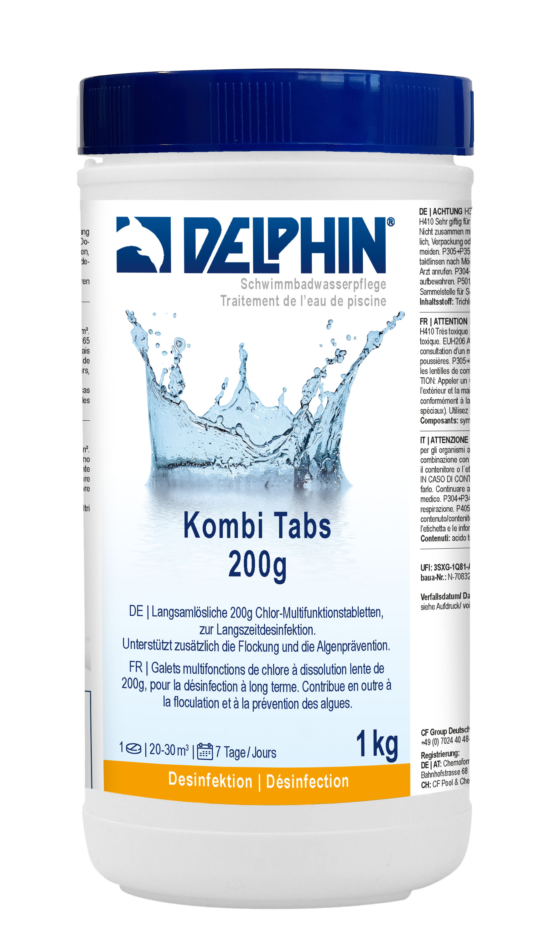 Delphin Kombi-Tab (200g-Tabletten)