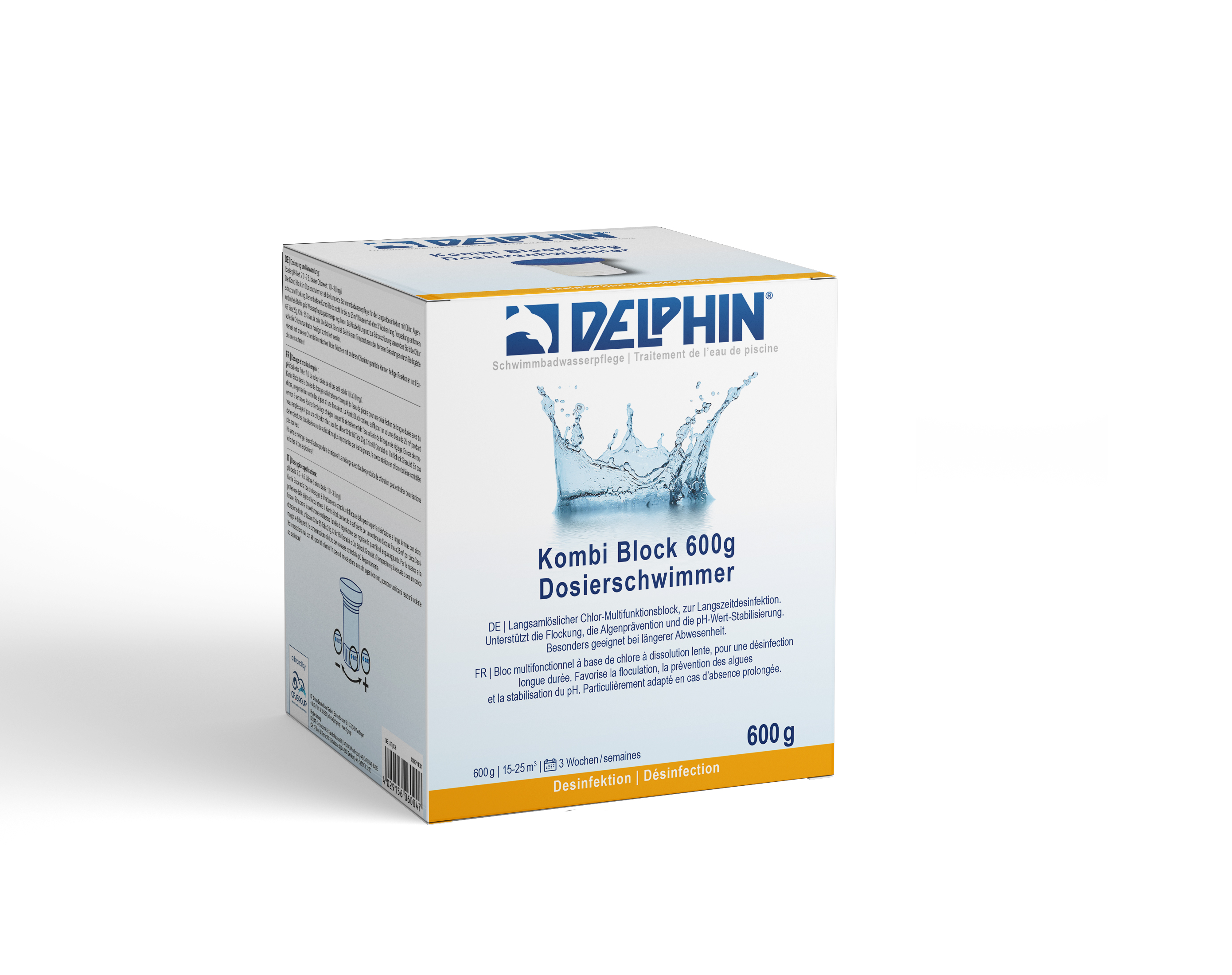 Delphin Kombiblock 600g Dosierschwimmer