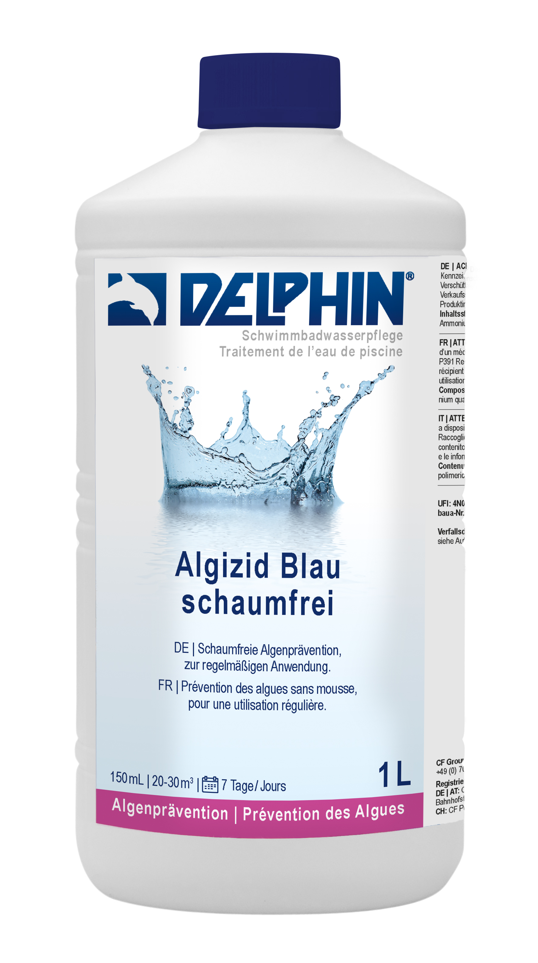 Delphin Algizid Blau schaumfrei