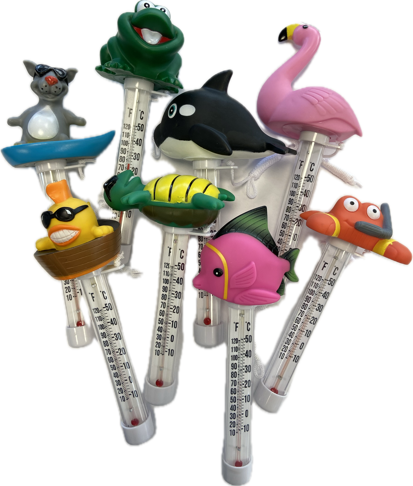 Fun-Thermometer, versch. Varianten Fun-Thermometer, versch. Varianten