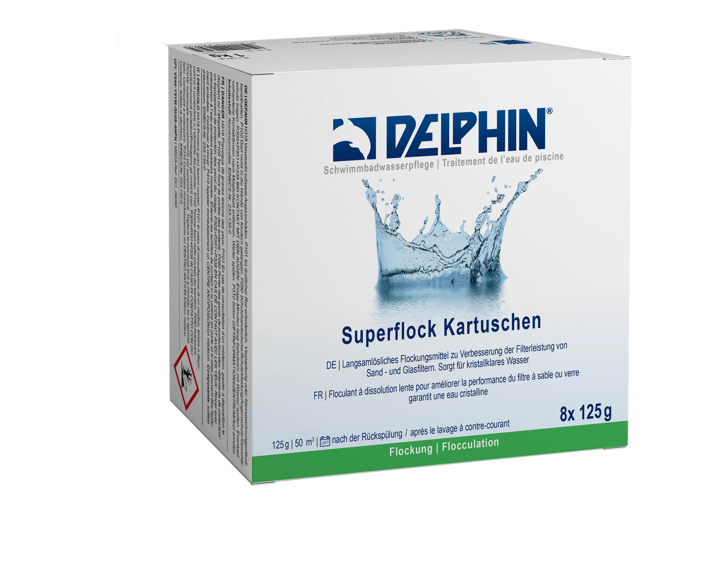 Delphin Superflock Kartusche 125g