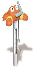 Fun-Thermometer Krabbe mit Schnorchel
