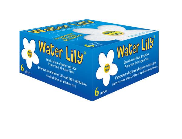 Water Lily Textilblüten gegen Fettrückstände