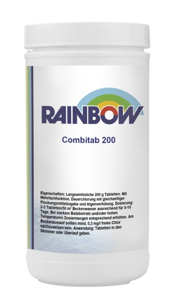 1 kg Dose Rainbow Combi-Tab (200g Tabletten) 